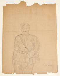 ADOLF HITLER SIGNED SELF-PORTRAIT