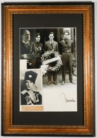 BENITO MUSSOLINI AND RUDOLPH VALENTINO