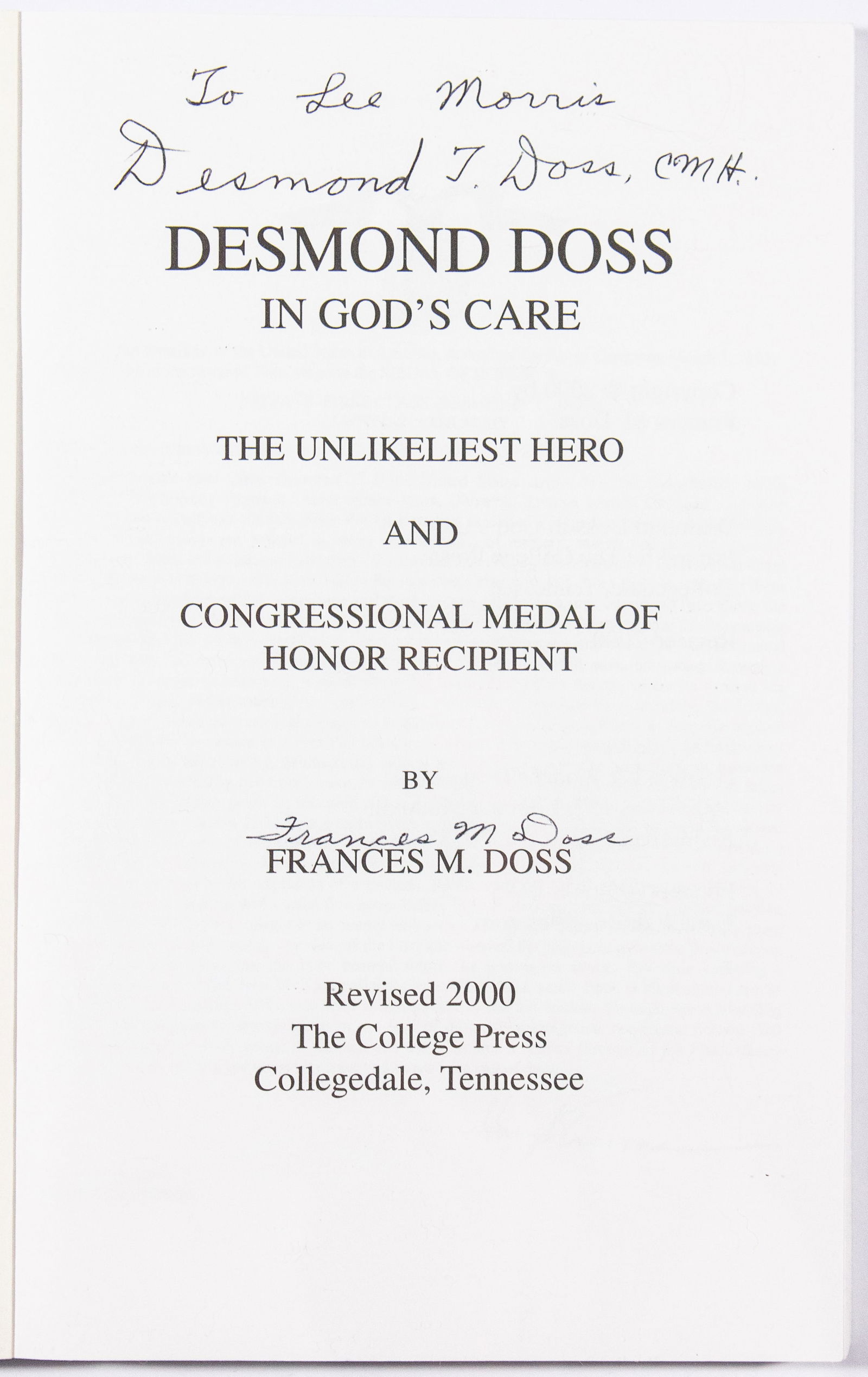 DESMOND T. DOSS (1 of 6)