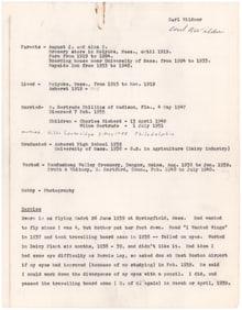 (DOOLITTLE MISSION) NAVIGATOR CARL R. WILDNER'S ACCOUNT OF HIS RAID ON TOKYO