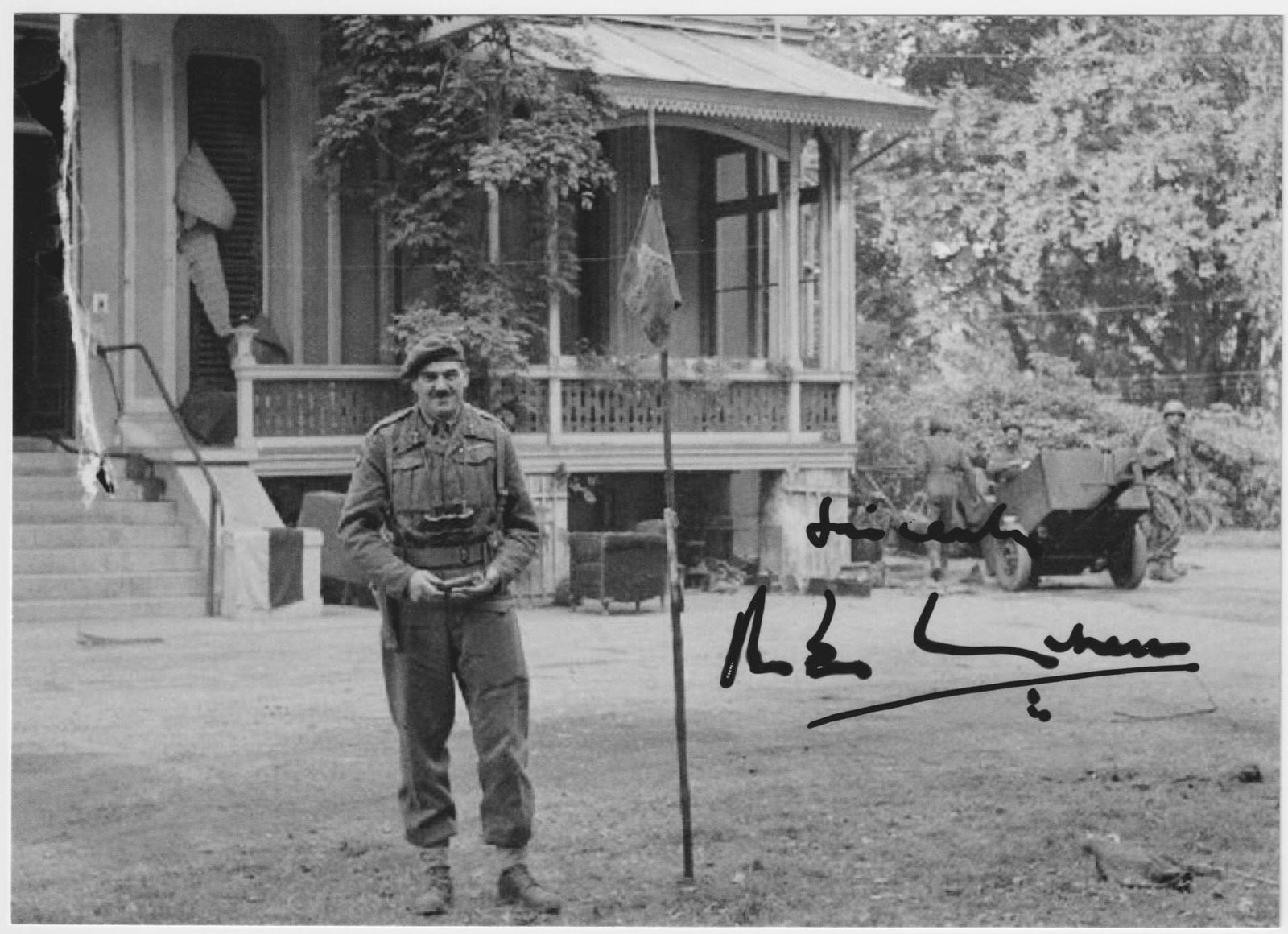ROY URQUHART: (1901 - 1988) British Army officer, General Officer Commanding (GOC) of the 1st Airborne Division which fought with great distinction, although suffering very severe casualties, in the Battle of Arnhe