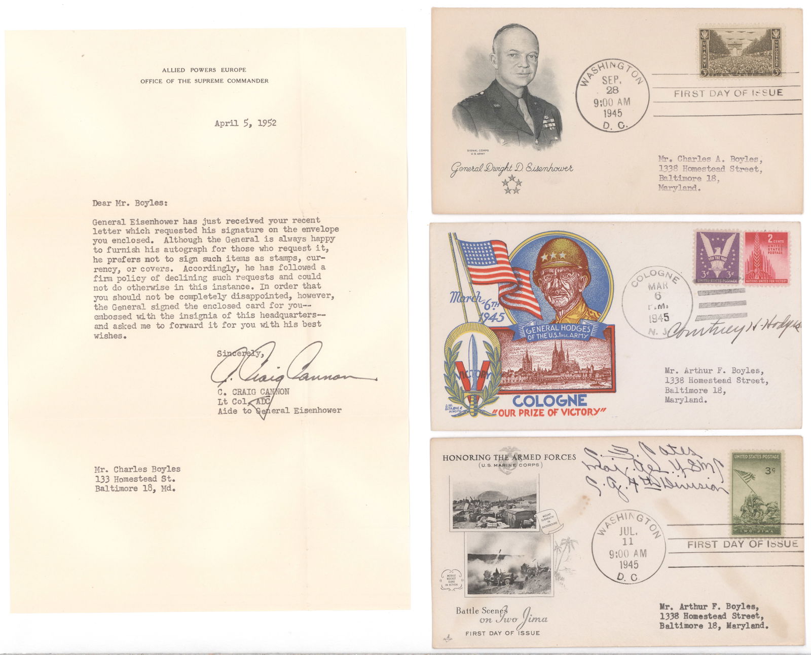 WORLD WAR II COMMANDERS (7) (1 of 3)