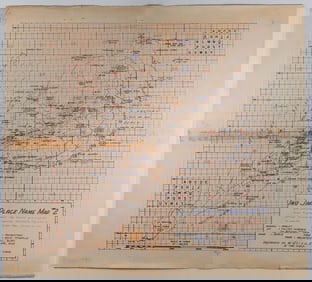 ARMY INTELLIGENCE (G-2) MAP OF IWO JIMA