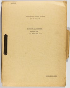 (TOKYO WAR CRIMES TRIBUNAL) TRANSCRIPT OF WITNESS TESTIMONY DESCRIBES ATROCITIES DURING THE RAPE OF