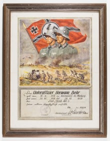 GERMAN SERVICE HONOR CERTIFICATE