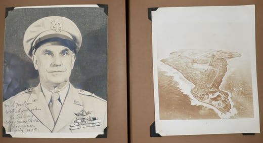 IWO JIMA OFFICER'S PHOTOGRAPH ALBUM