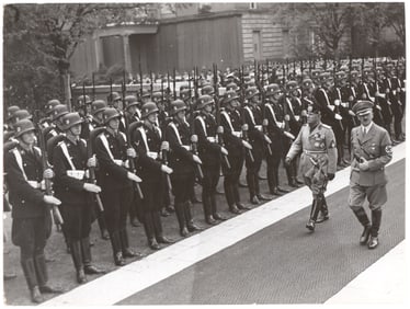 ADOLF HITLER AND BENITO MUSSOLINI