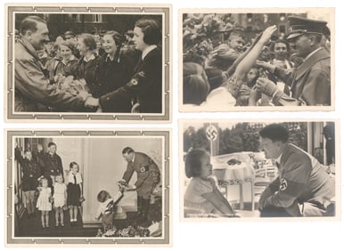 ADOLF HITLER POSTCARDS WITH CHILDREN