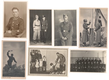 GERMAN WORLD WAR II PHOTOS, POSTCARDS AND PROPAGANDA CARDS (20+)