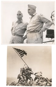 RAISING THE FLAG ON MOUNT SURIBACHI