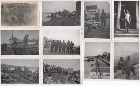 U.S. ARMY ENGINEER’S RHINE BRIDGE DAMAGE AND BERCHTESGADEN PHOTO GROUPING (56)