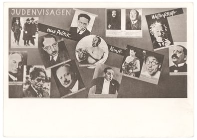 GERMAN 'HATE' POSTCARD