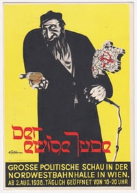 'THE ETERNAL JEW' POSTCARD