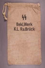 RAVENSBRUCK CONCENTRATION CAMP SS PERSONAL EFFECTS BAG