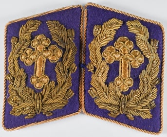 KRIEGSMARINE BISHOP'S COLLAR TABS