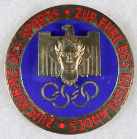 1936 OLYMPIC GAMES SPORTS BADGE
