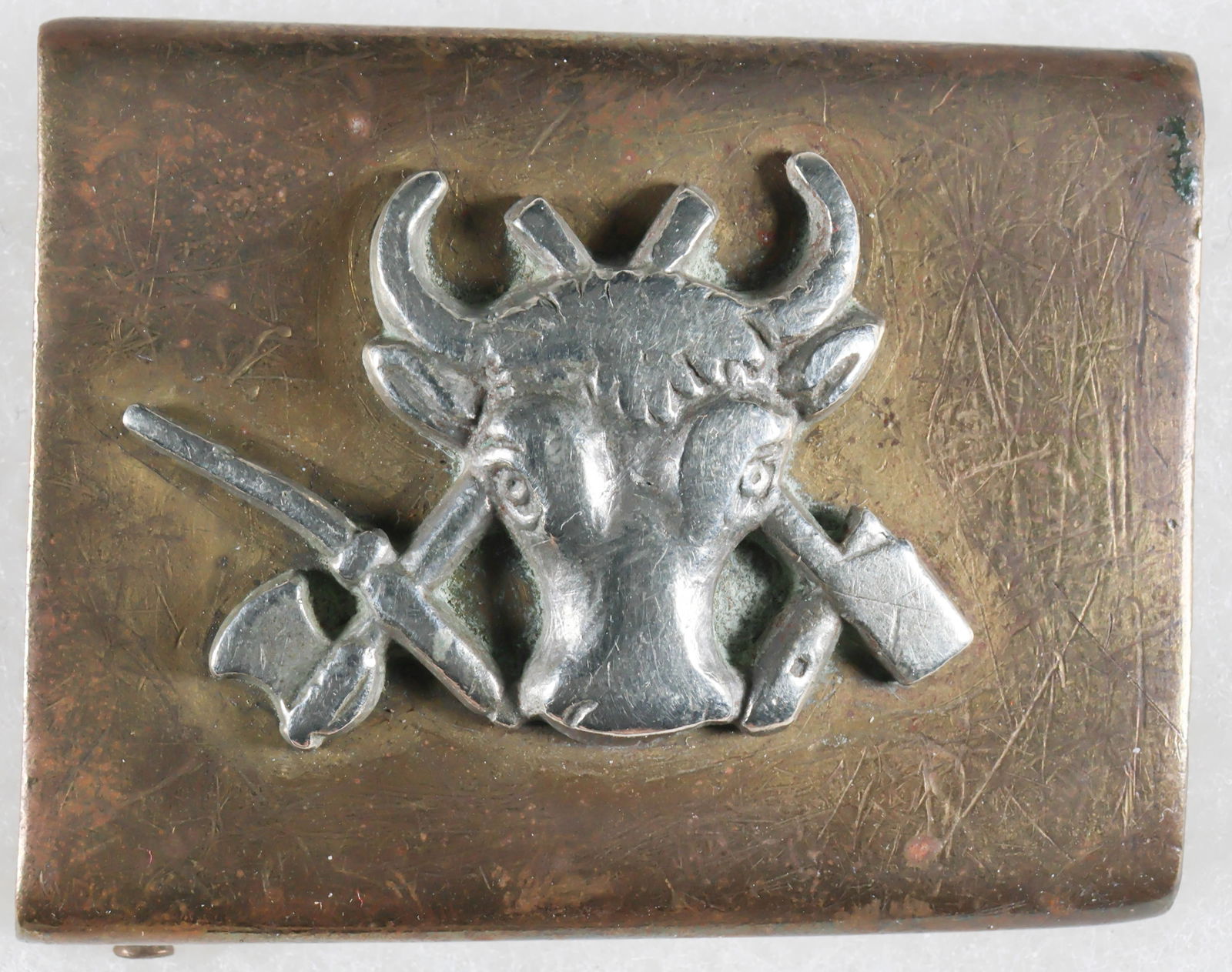 GERMAN BUTCHER'S TRADE BELT BUCKLE (1 of 2)