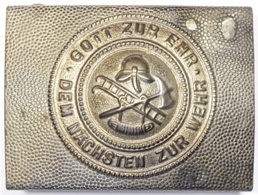 GERMAN FIRE PROTECTION POLICE BELT BUCKLE