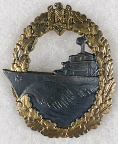 KRIEGSMARINE DESTROYER WAR BADGE