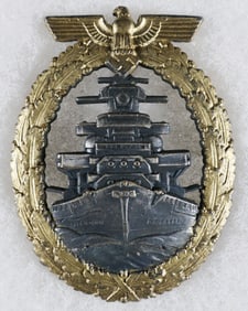 KRIEGSMARINE HIGH SEAS FLEET BADGE