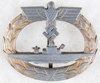 KRIEGSMARINE U-BOAT WAR BADGE BY B. H. MAYER