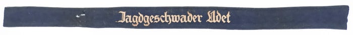 LUFTWAFFE 'JAGDGESSCHWADER UDET' CUFF TITLE