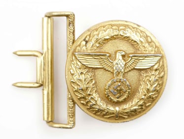 NSDAP PARTY LEADER BROCADE BELT AND BUCKLE