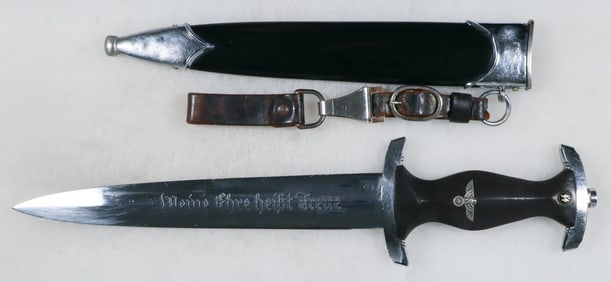 IDENTIFIED SS OFFICER’S DRESS DAGGER