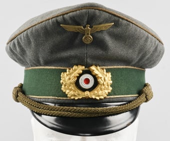 WEHRMACHT GENERAL'S VISOR CAP