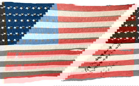 JAPANESE-CAPTURED AMERICAN BATAAN SURRENDER FLAG