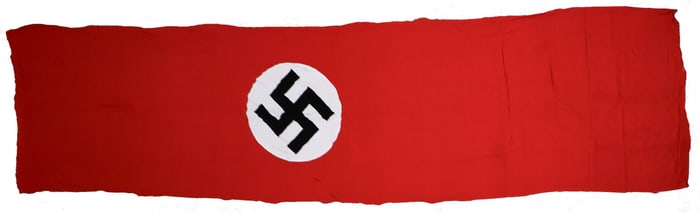 NSDAP VERTICAL POLITICAL BANNER