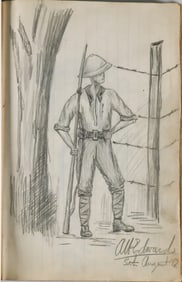 THE SKETCHBOOK AND LETTERS OF FUKUOKA CAMP P.O.W., JOHN PICKEN