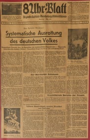 ‘8 O’CLOCK’ PROPAGANDA GERMAN NEWSPAPER: MARCH 7, 1945