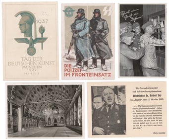 GERMAN PHOTO PORTRAIT, WILLRICH, & PROPAGANDA POSTCARDS (60+)