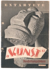 NAZI 'DEGENERATE ART' EXHIBITION CATALOG