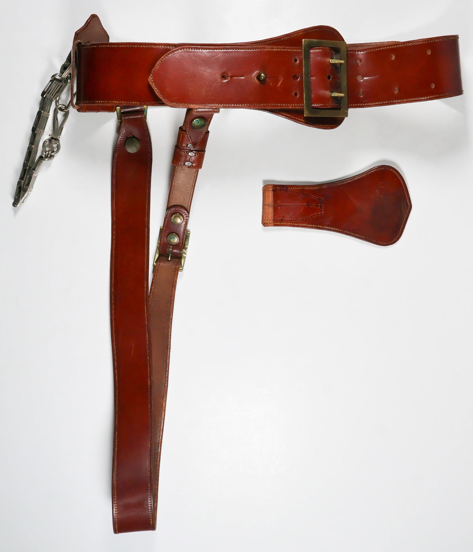 OMAHA BEACH HERO COL. WILLIAM B. GARA’S SAM BROWNE BELT (1 of 6)