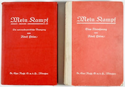 'MEIN KAMPF' FIRST EDITIONS, VOLUME I & II