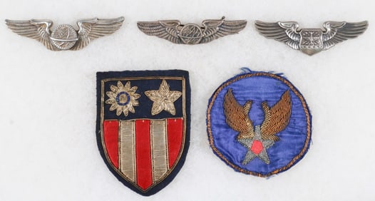 (DOOLITTLE MISSION) NAVIGATOR CARL R. WILDNER'S FLIGHT WINGS (3+)