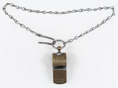 (DOOLITTLE MISSION) NAVIGATOR CARL A. WILDNER'S MISSION-FLOWN EMERGENCY WHISTLE