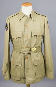 (DOOLITTLE MISSION) NAVIGATOR CARL R. WILDNER'S C.B.I. BRITISH FIELD SHIRT