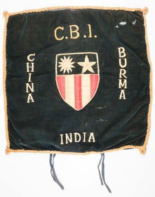 (DOOLITTLE MISSION) NAVIGATOR CARL R. WILDNER'S C.B.I. PILLOW CASE