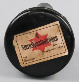 GERMAN BAKELITE SIGNAL FLARE CONTAINER