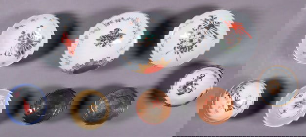 JAPANESE MILITARY SAKE CUPS (8)