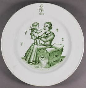 N.S.V. 'MOTHER AND CHILD' PLATE