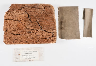 RELICS FROM THE FIRST U.S. MERCHANT SHIP SUNK BY A U-BOAT