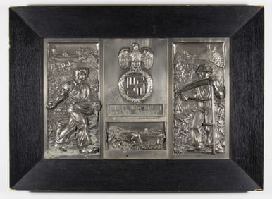 'WORK CREATES DILIGENCE AND STRENGTH' PLAQUE