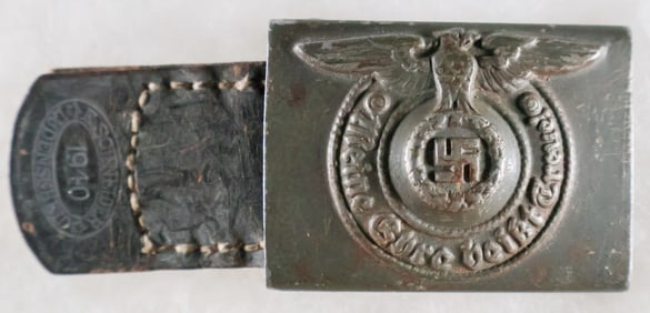 SS EM/NCO BELT BUCKLE BY F.W. ASSMANN