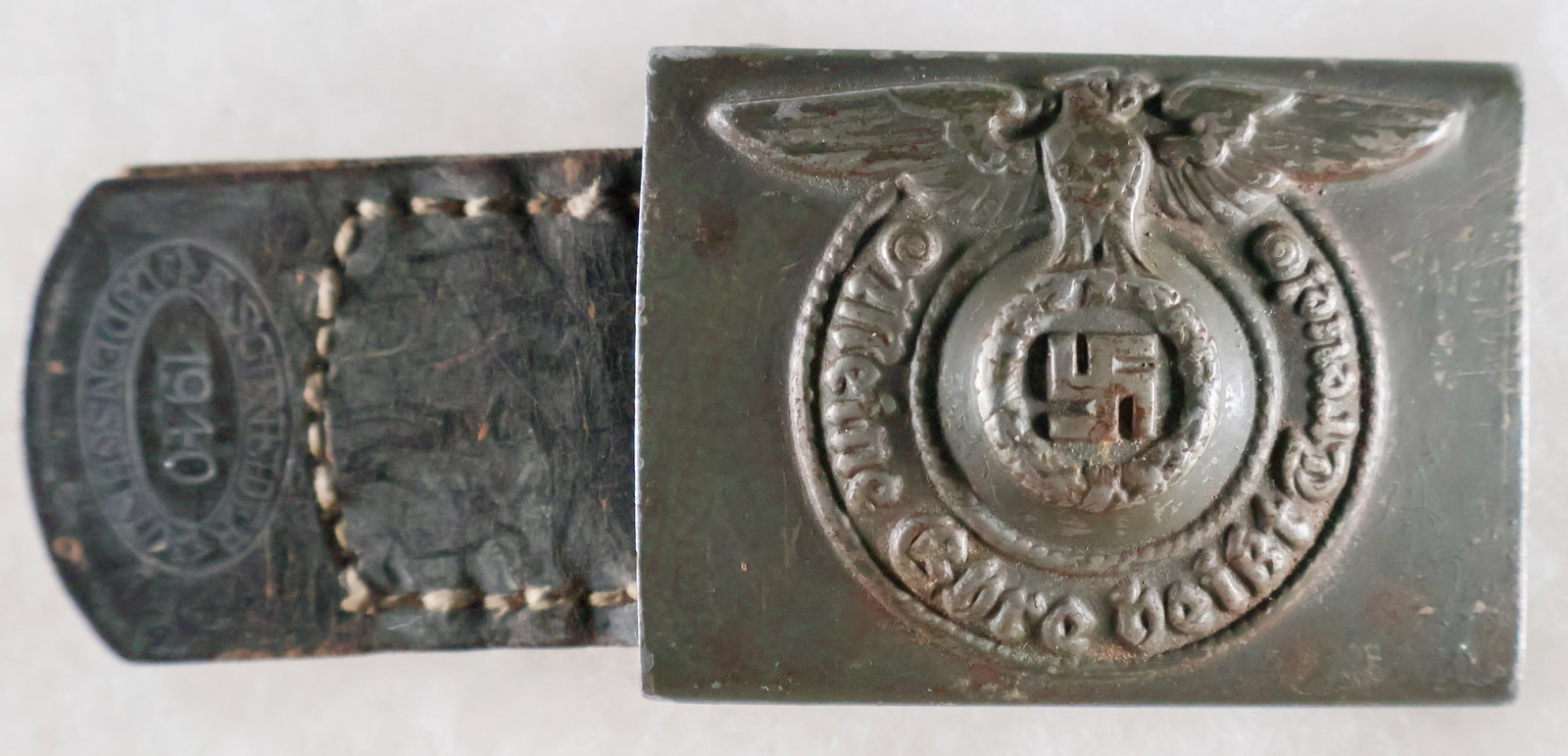 SS EM/NCO BELT BUCKLE BY F.W. ASSMANN (1 of 5)