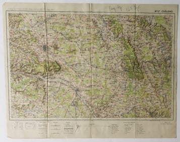 WESTERN FRONT MAPS, USED BY COL. WILLIAM J. DONOVAN (5)