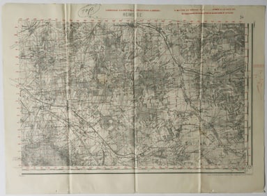 WESTERN FRONT MAPS, USED BY COL. WILLIAM J. DONOVAN (5)